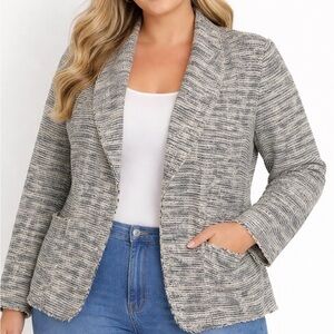 Max Studio Waterfall Blazer